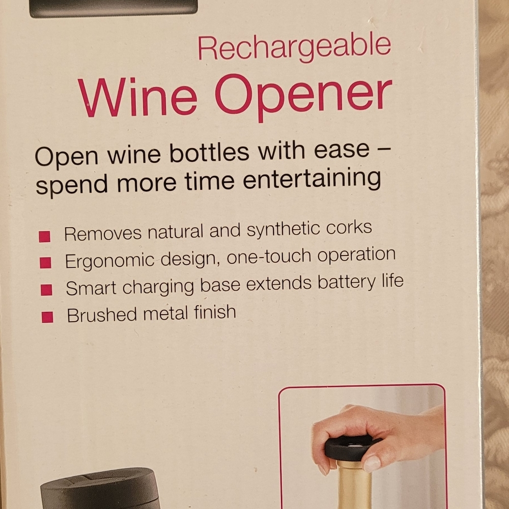 Rechargeable Wine Opener - Picture 2 of 4